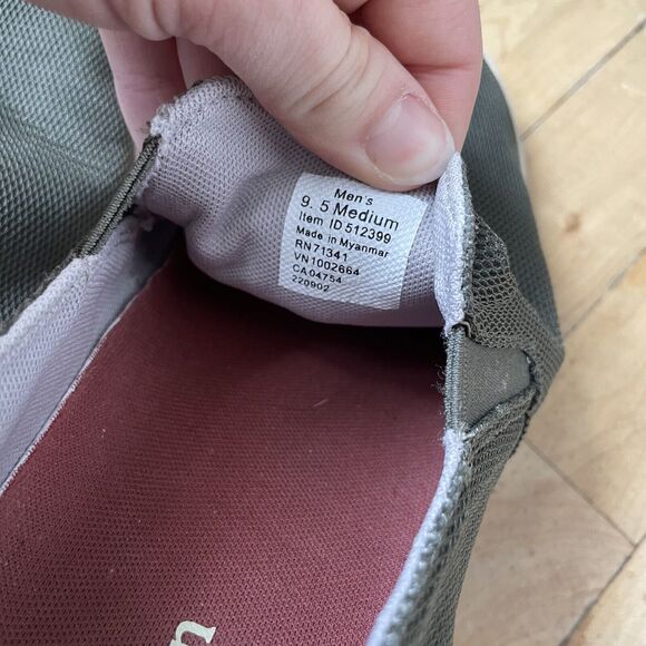 LL Bean Mens Size 9.5 Campside Slip On Comfort Loafers Sneakers - Moss Green - Picture 6 of 10